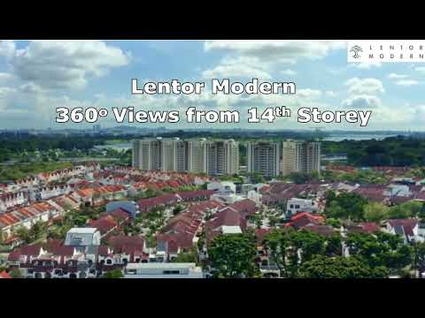 Lentor Modern 360-Degree Drone Views from 14th Storey