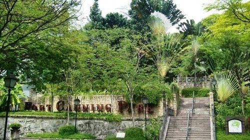 Fort Canning Park is located next to Canninghill Piers