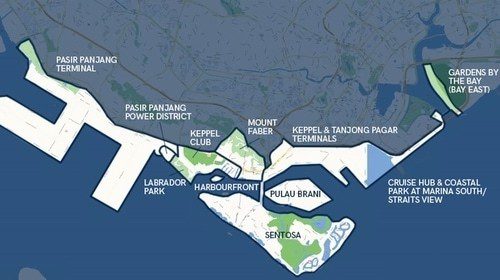 One Bernam will greatly benefit from development of the Greater Southern Waterfront