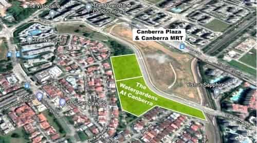 The Watergardens At Canberra Site Location - 33 Canberra Drive, Singapore 769992