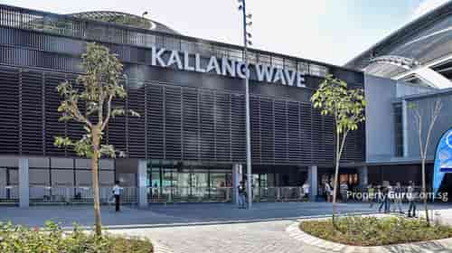 Kallang Wave Mall is 2 MRT stations from Grand Dunman Condo