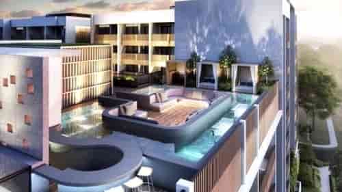 Pool and Social Lounge @ 6th Storey