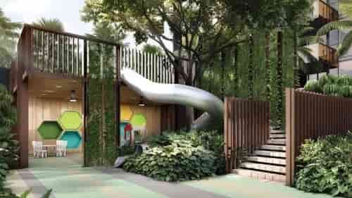Tree House and Children's Playground