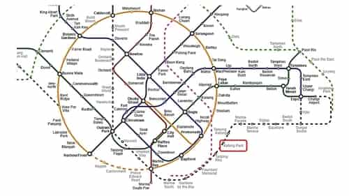 Katong Park MRT Map