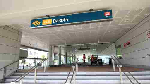 Dakota MRT station is within walking distance of The Continuum condo