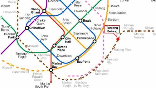 Tembusu Grand condo MRT Map