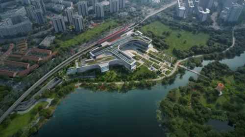 New Singapore Science Centre in Jurong Lake District