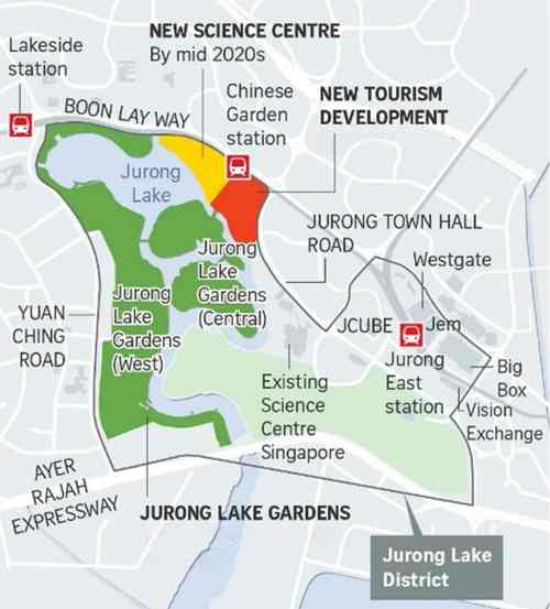 Jurong Lake District Map