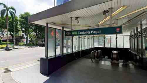 Tanjong Pagar MRT Station is 2 minutes' walk from Skywaters Residences condo.