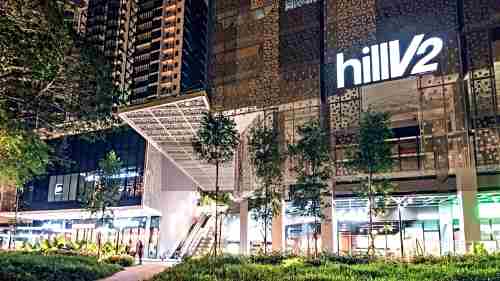 HillV2 Shopping Mall is located opposite Hilhaven Condo
