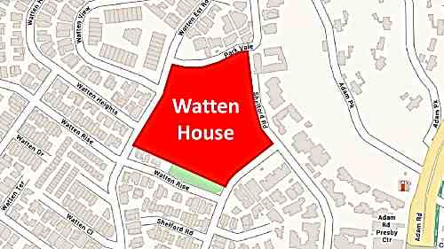 Watten House Location Map
