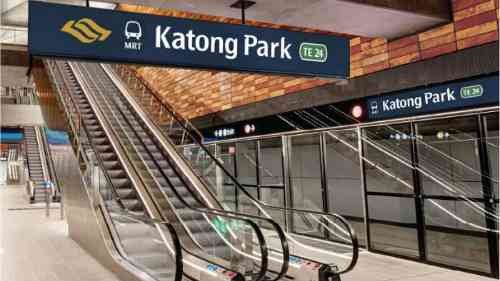 Katong Park MRT station on the Thomson-East Coast Line