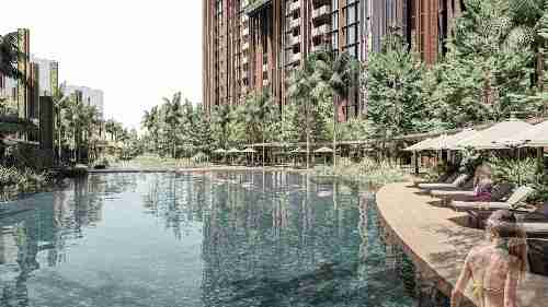 Chuan Park, a luxurious condo next to Lorong Chuan MRT station