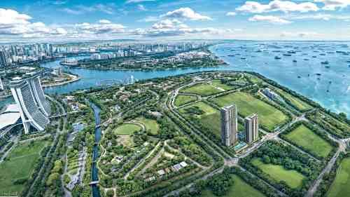 Aerial View of One Marina Gardens