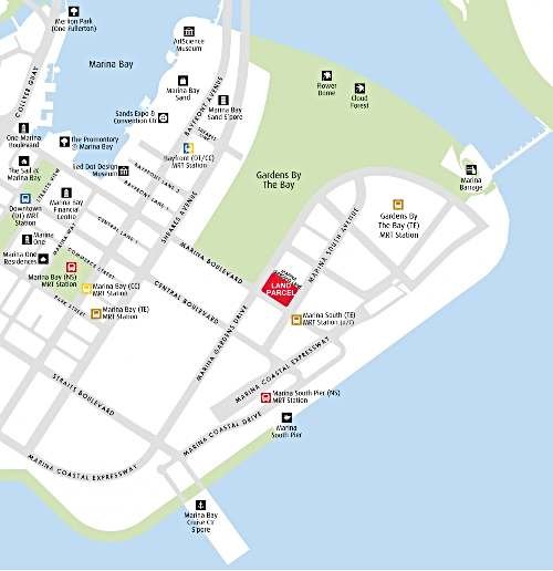 One Marina Gardens Location