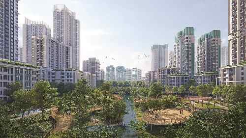 Keppel Club BTO flats along The Greater Southern Waterfront