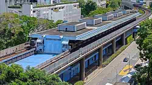 Queenstown MRT Station on the East-West Line