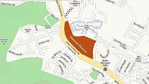 Thomson Reserve Location