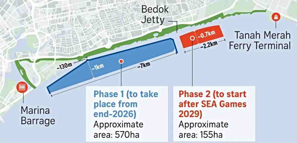 Singapore's Long Island Preparatory Works Long Island Preparatory Works