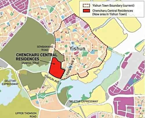 Chencharu Central Residences Location
